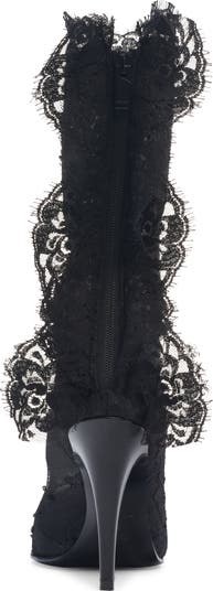 Pointed Toe Lace Boot