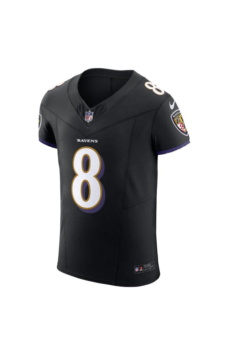 Nike Men's Nike Lamar Jackson Black Baltimore Ravens Alternate Vapor F.U.S.E. Elite Jersey, Alternate, color, Black