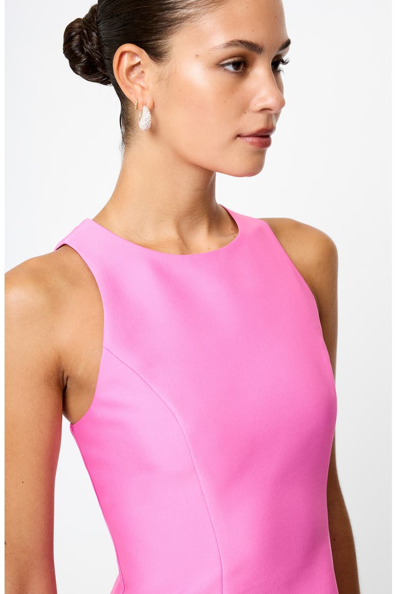 Taffeta Fit & Flare Minidress, Alternate, color, TAFFY PINK