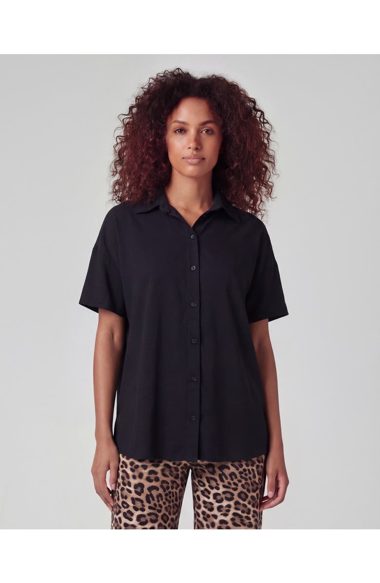 Lords of Harlech Womens Suzy Short Sleeve Shirt, Main, color, Black