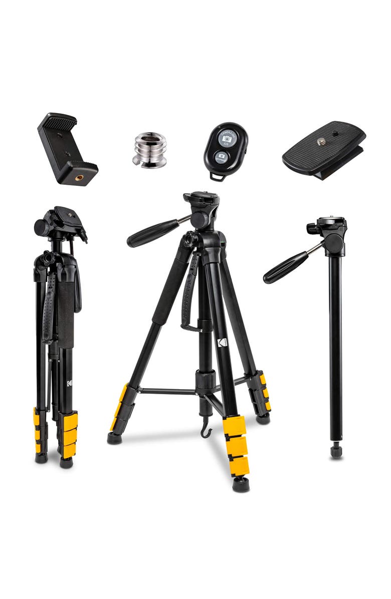 Kodak PhotoGear 2-in-1 Camera Tripod & Monopod, Main, color, Black