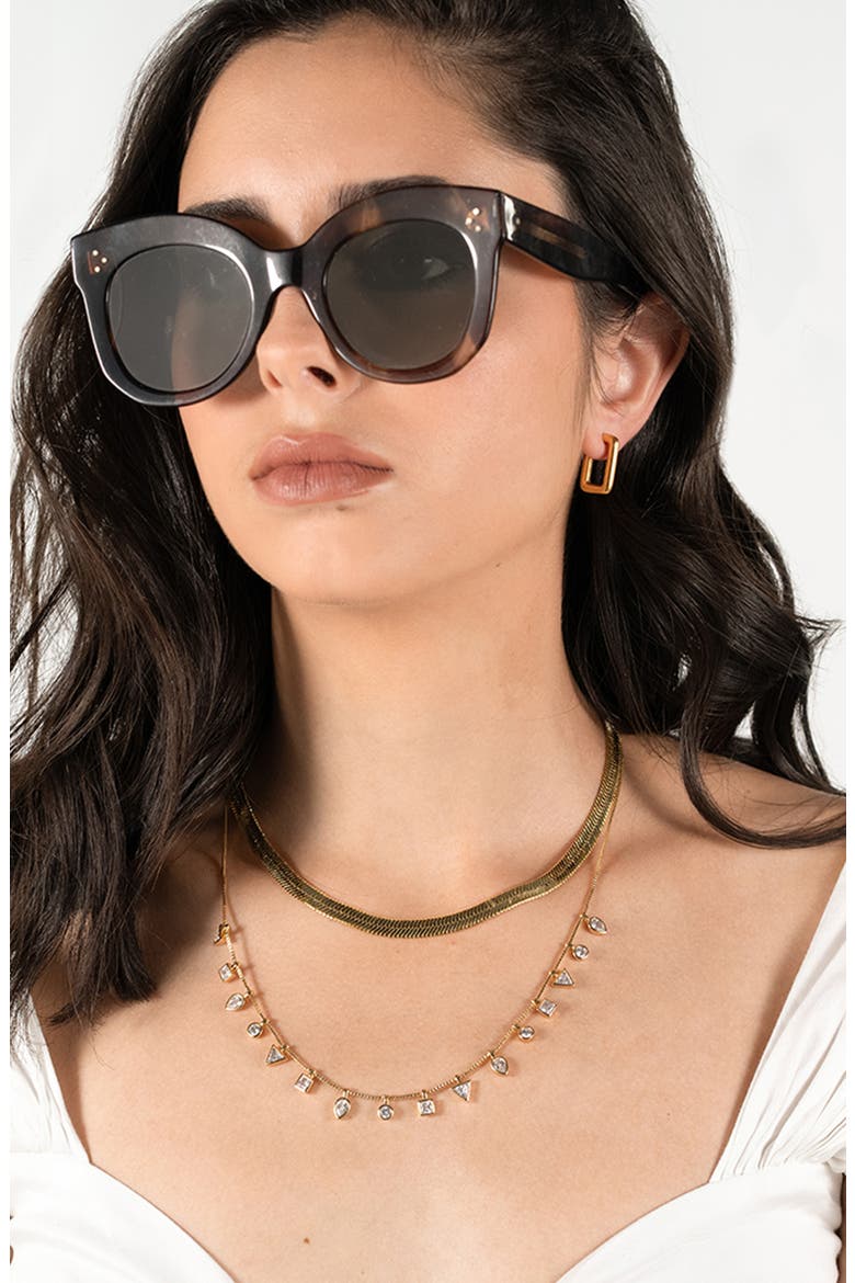 Hans Bolo White Topaz Charm Necklace, Alternate, color, YELLOW