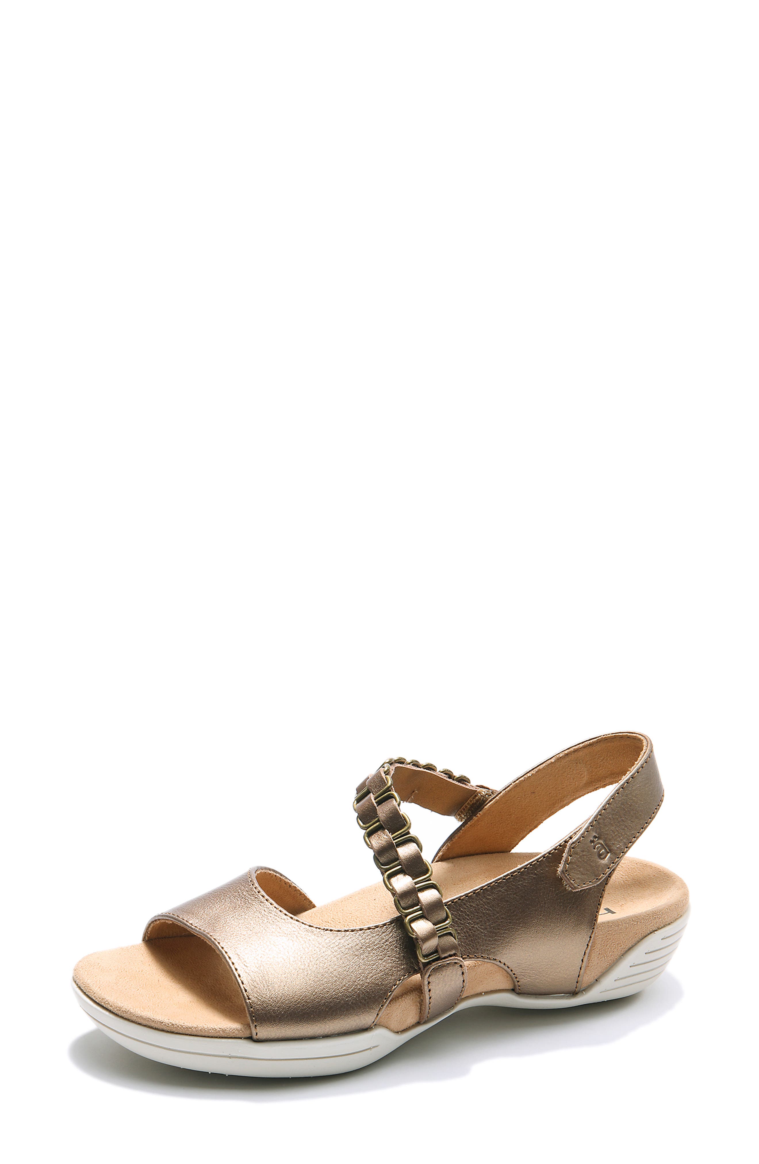 Destiny Sandal, Alternate, color, BRONZE