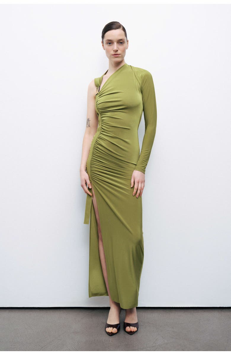 Nocturne One Sleeve Maxi Dress, Alternate, color, 