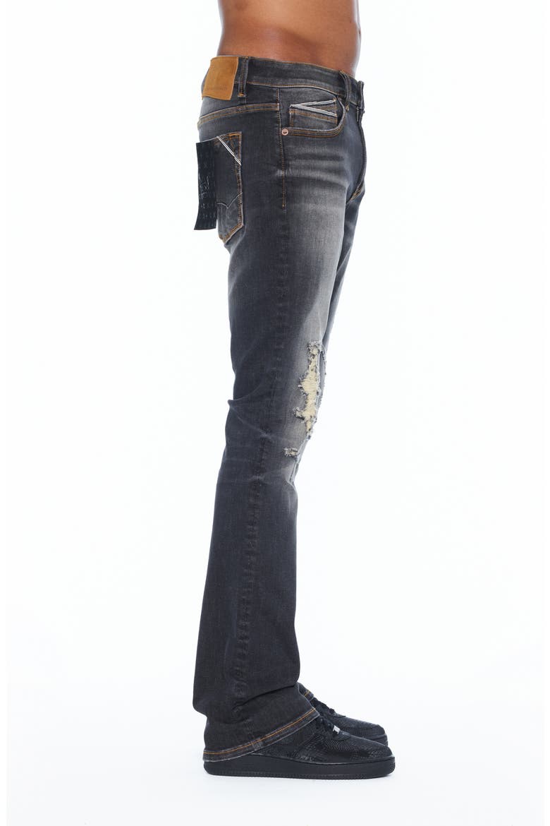 Lenny Ripped Bootcut Jeans, Alternate, color, BARK