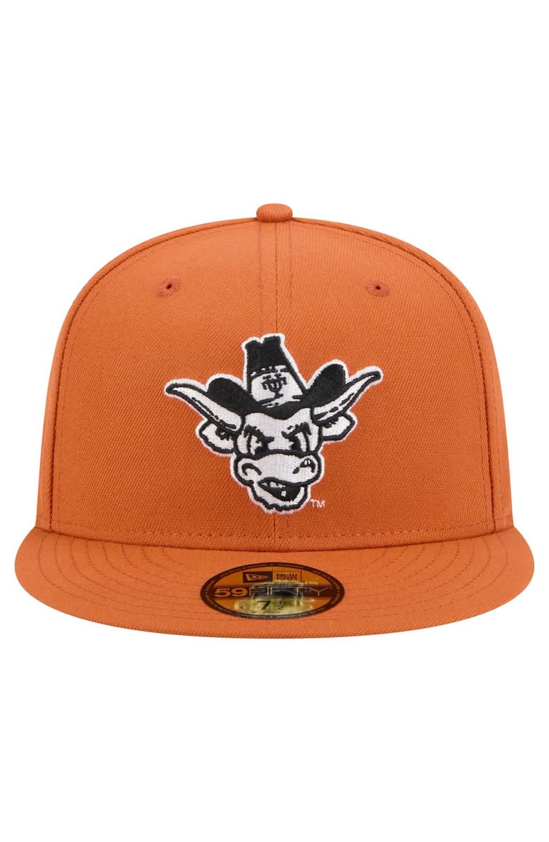 New Era Men's New Era Texas Orange Texas Longhorns Vault 59FIFTY Fitted Hat, Alternate, color, 