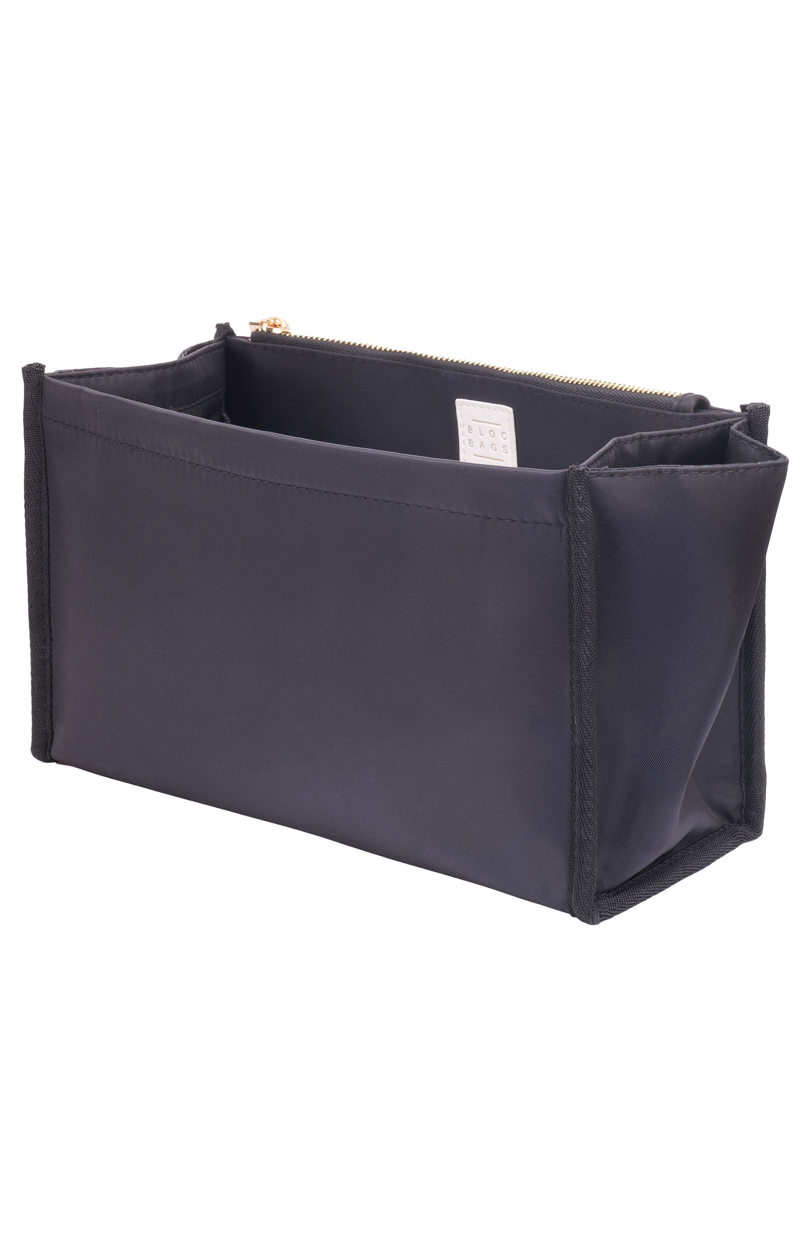 XL Cosmetic Bag Insert, Alternate, color, BLACK