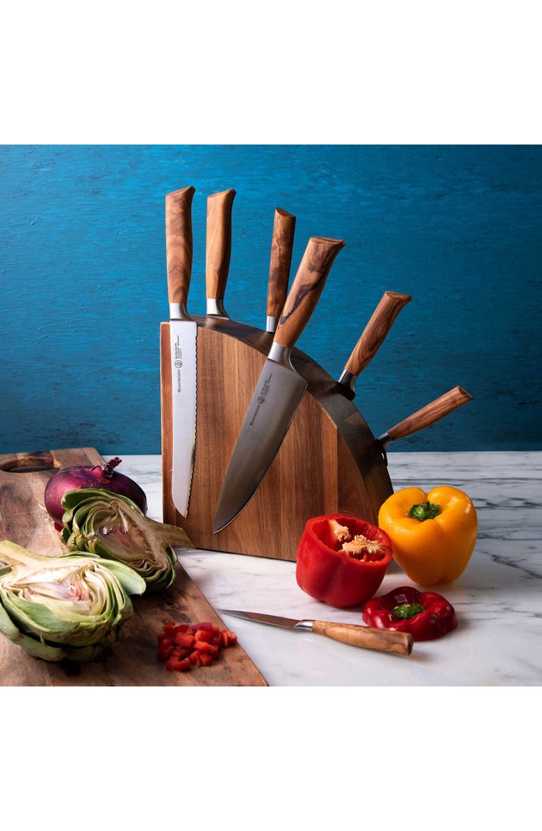 Messermeister Oliva Elite 8 Piece Magnetic Block Set, Alternate, color,