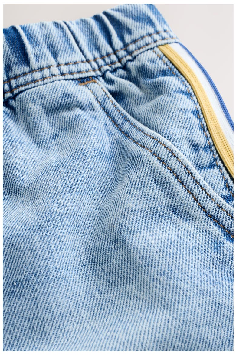 Kids' Side Stripe Denim Shorts, Alternate, color, BLUE