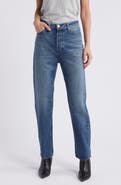 PAIGE Sawyer High Waist Straight Leg Jeans
