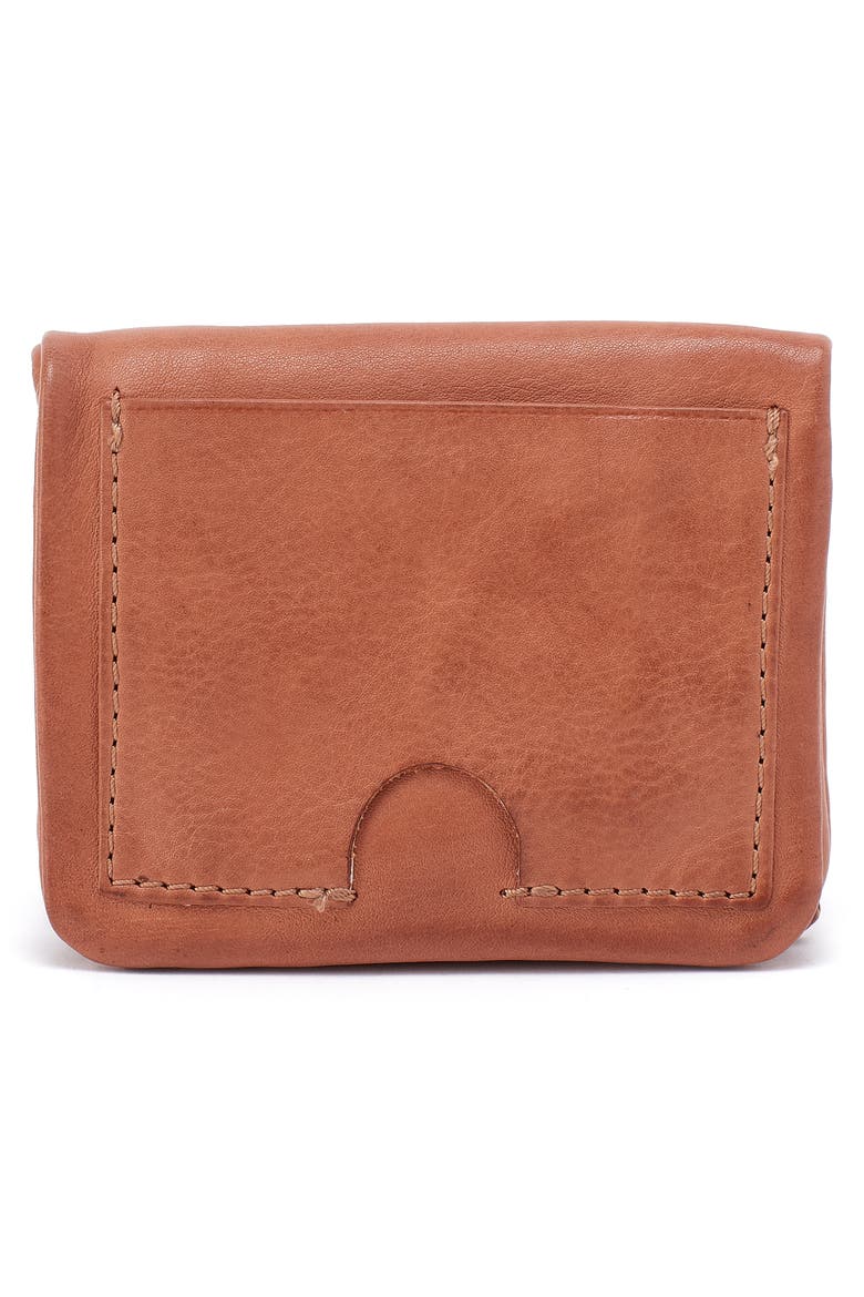 Mini Lumen Leather Bifold Wallet, Alternate, color, HARVEST WHEAT