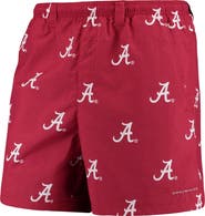 Columbia Men's Columbia Crimson Alabama Crimson Tide PFG Backcast II Omni-Shade Hybrid Shorts