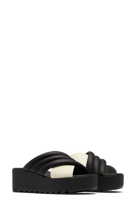 Cameron Puff Flatform Slide Sandal (Women)