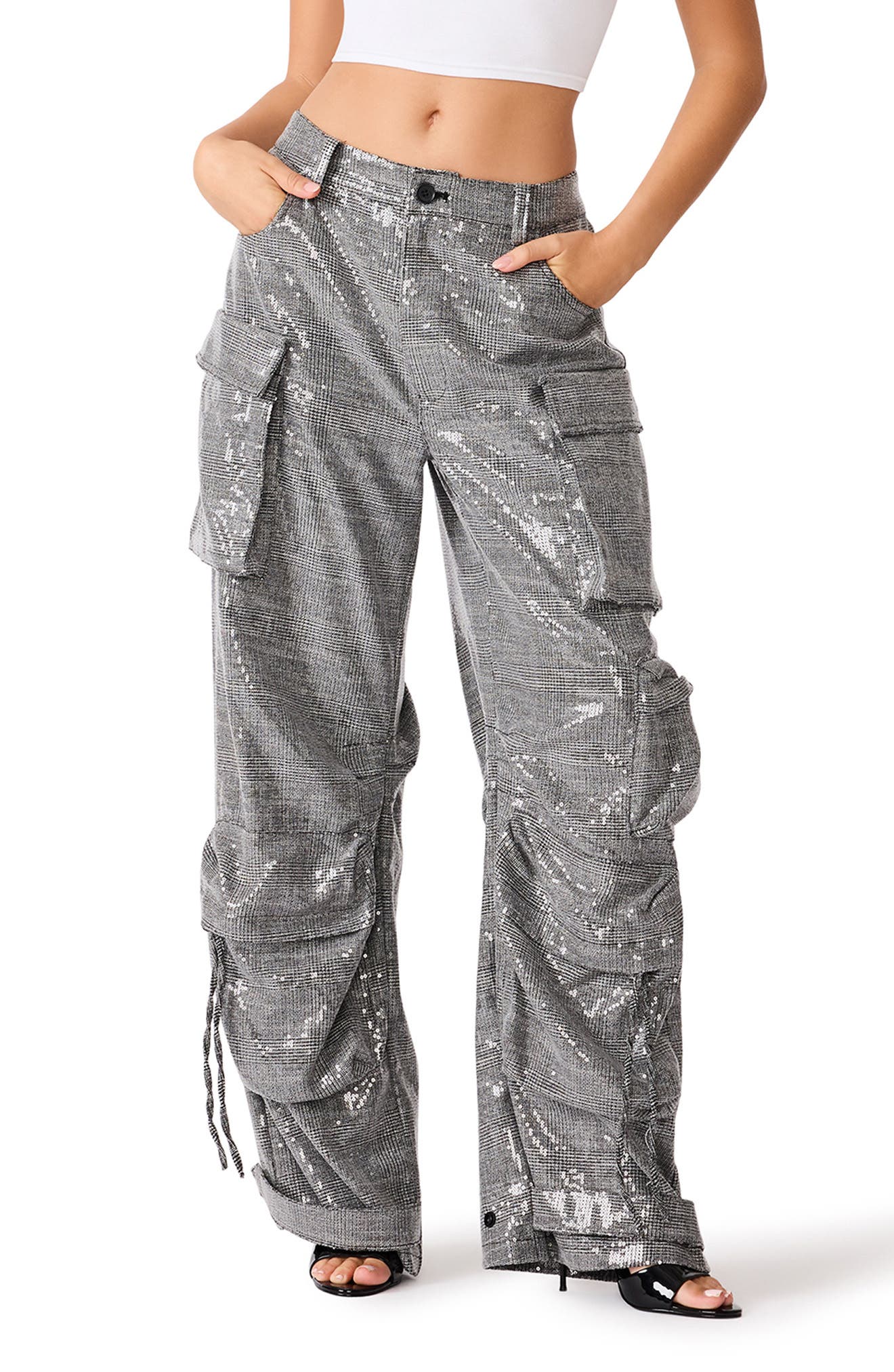 selected BLCK PLAID