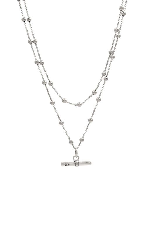 Cxc Mast Necklace In Metallic