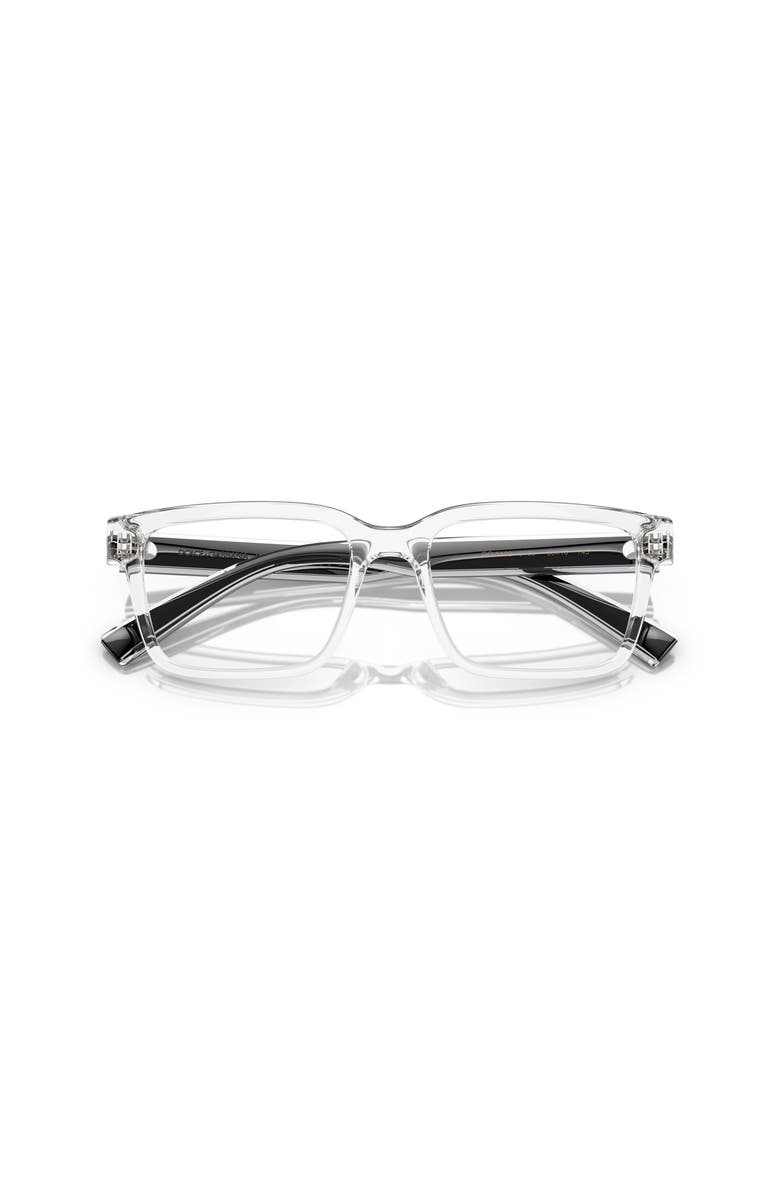 Dolce&Gabbana 53mm Rectangle optical glasses, Alternate, color, Transparent