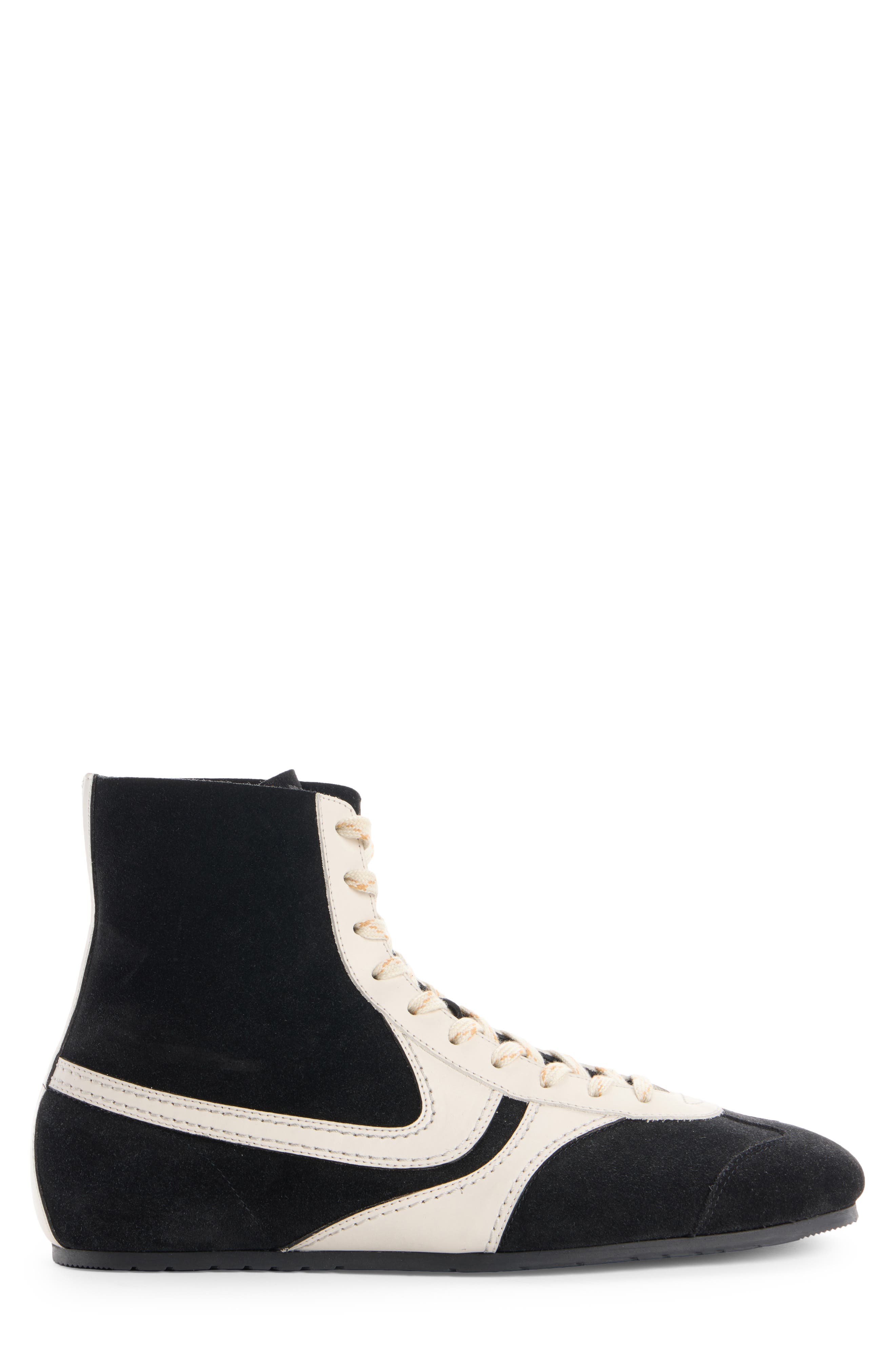 Slim High Top Sneaker, Alternate, color, 998 BLACK/ WHITE
