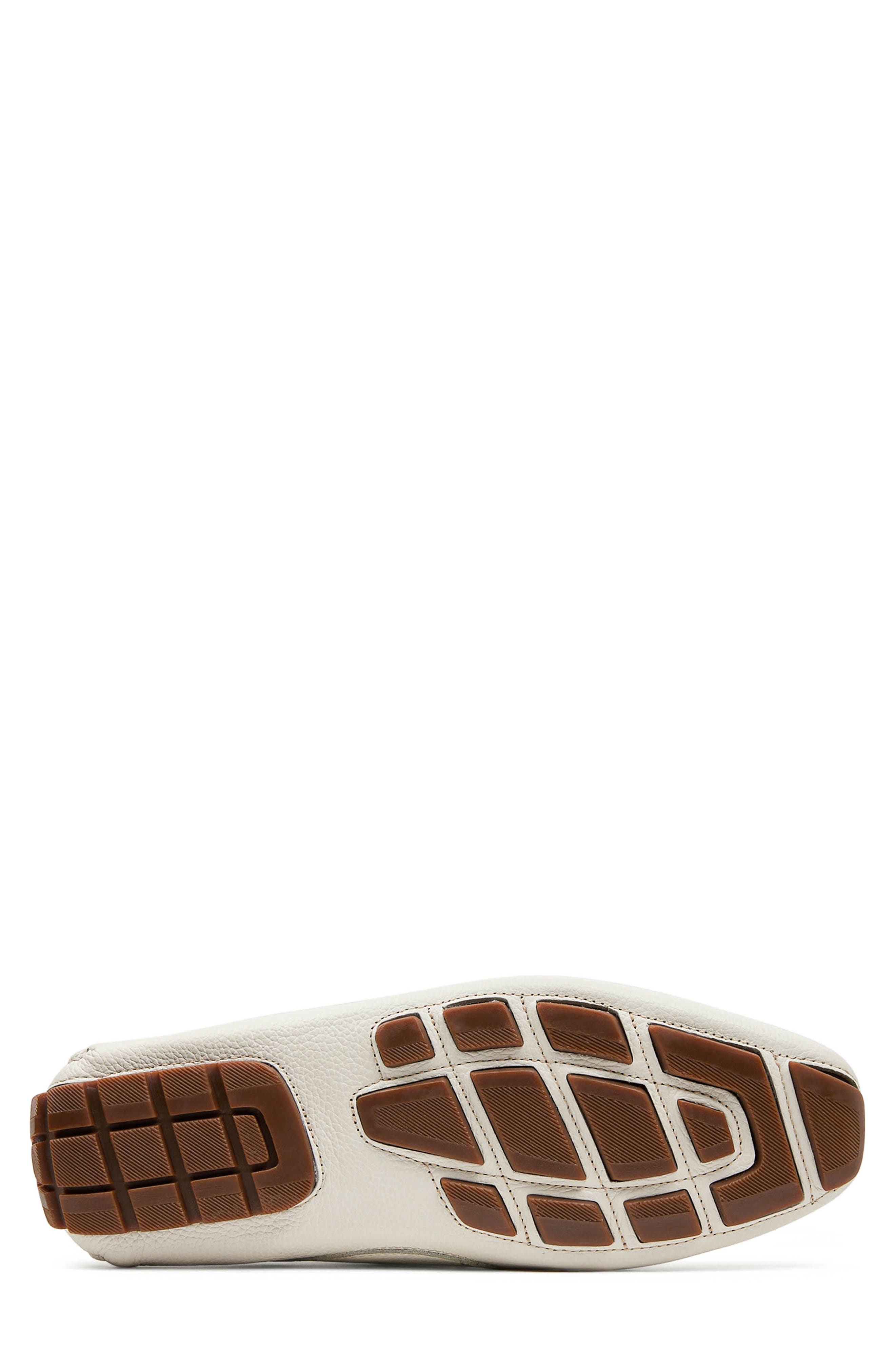 Donald Pliner Woven Leather Driver, Alternate, color, Off White/ Offw