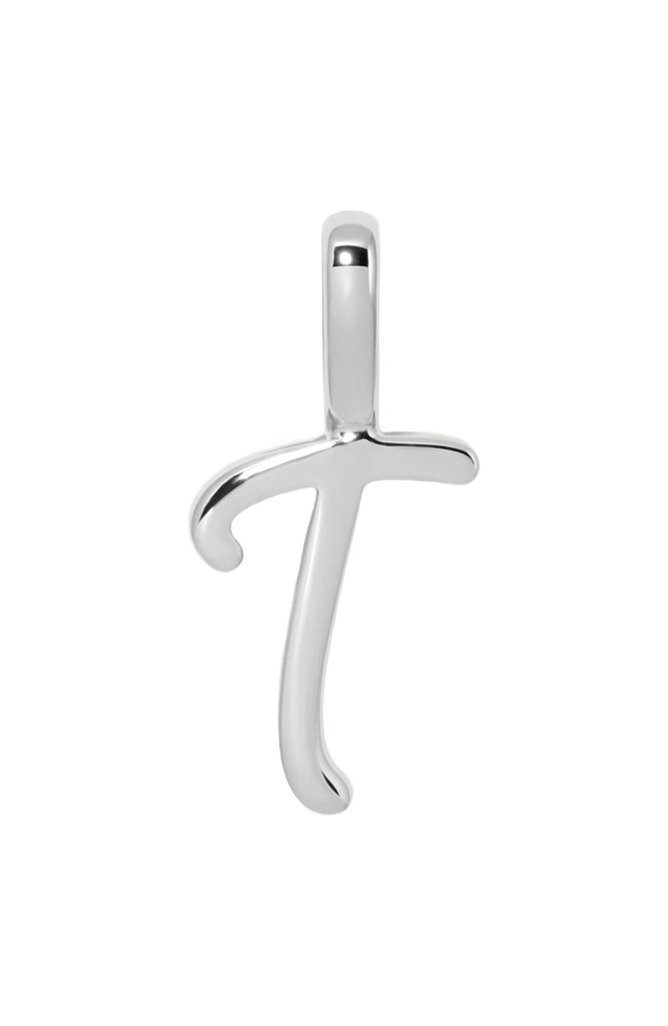 Silver Initial T