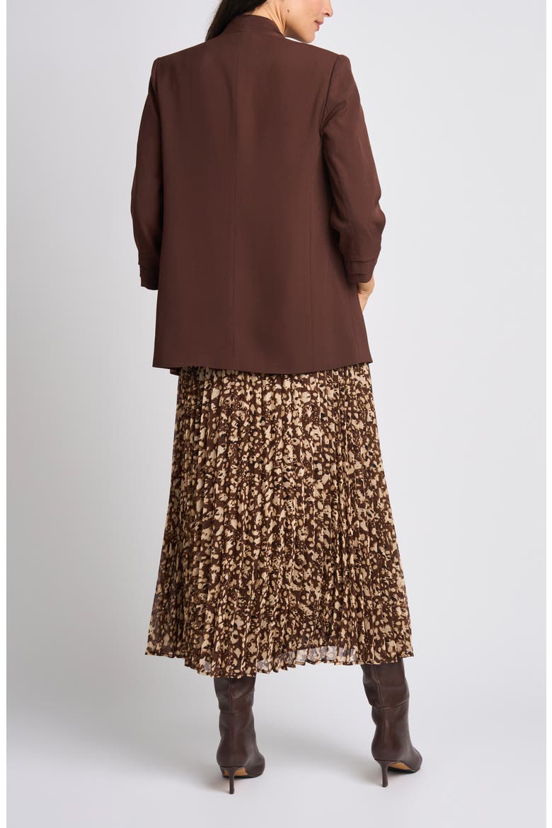 Open Front Blazer, Alternate, color, CHICORY COFFEE