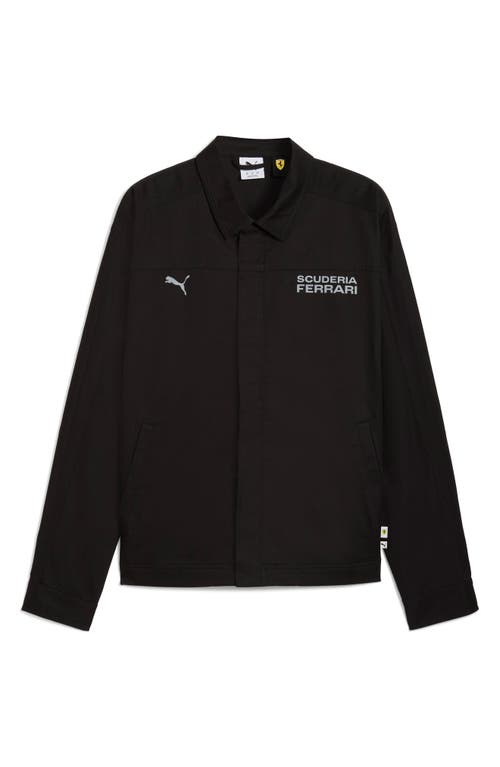 Puma Ferrari Lifestyle Jacket In Black