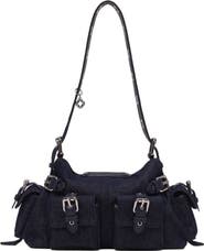 maje Miss M pockets denim bag