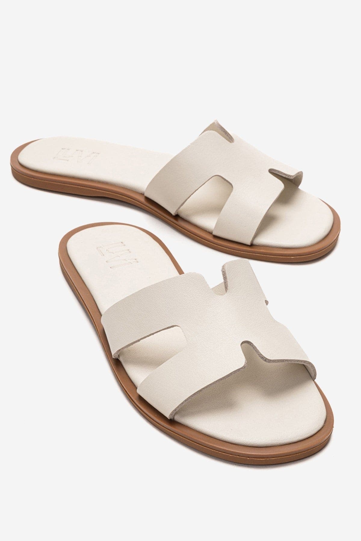 Biora Leather Sandal, Main, color, Ecru