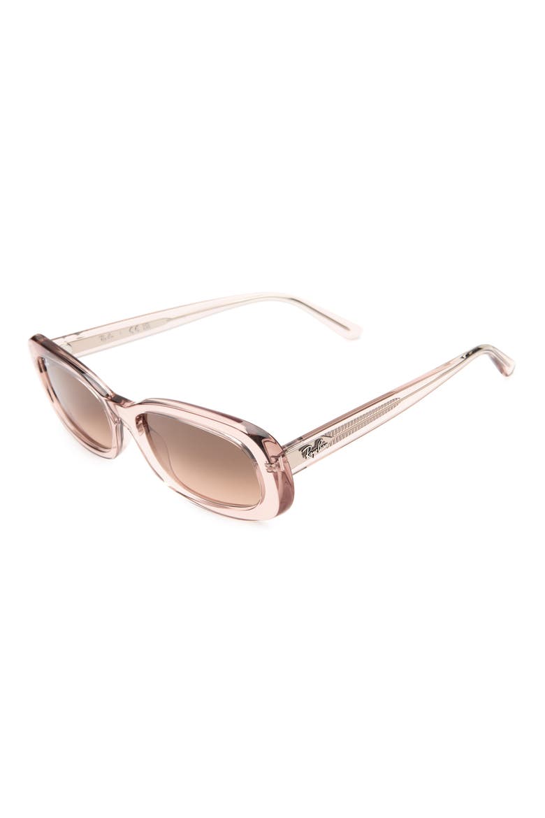 The Ritual 56mm Gradient Oval Sunglasses, Alternate, color, PINK / PINK BROWN