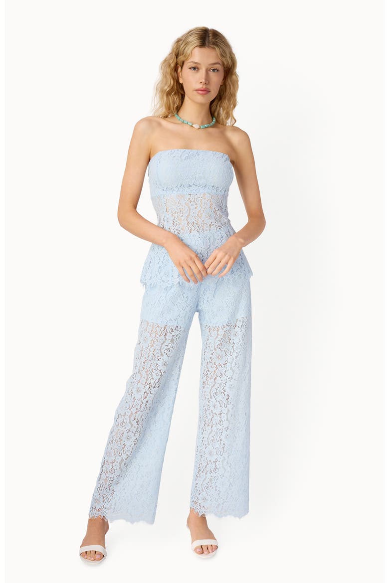 Zinaida Floral Lace Pants, Alternate, color, DEW