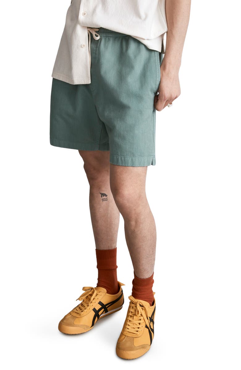 Madewell Men's Cotton Everywhere Shorts, Main, color, Summer Breeze