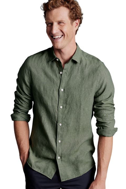 Slim Fit Pure Linen Shirt