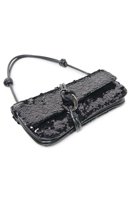 Dolce Vita Alice Sequin Shoulder Bag In Black