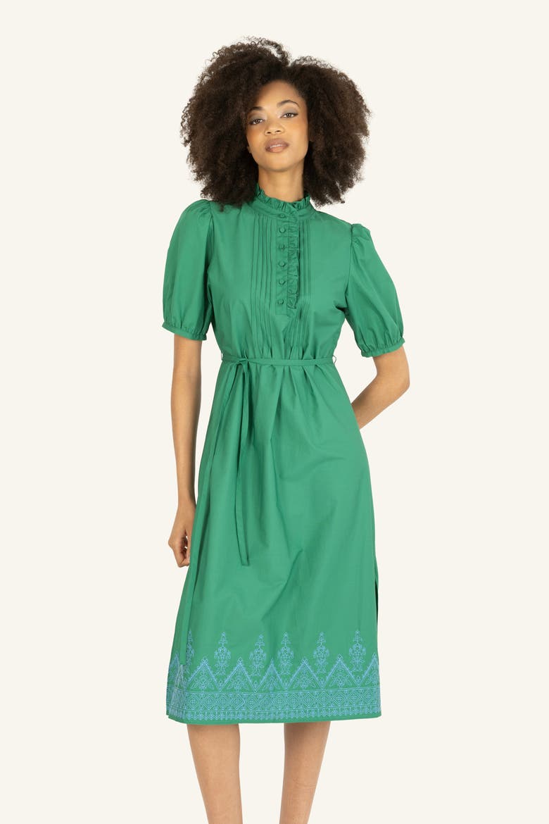Valerie Dress, Alternate, color, Pine Green