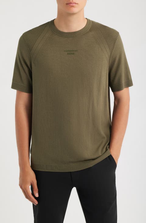 Porsche Spirit 70 Logo Short Sleeve Sweater