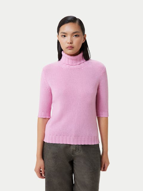 NEW 2024 Nordstrom Cashmere Turtleneck Sweater Lilac Pink Soft Size XL