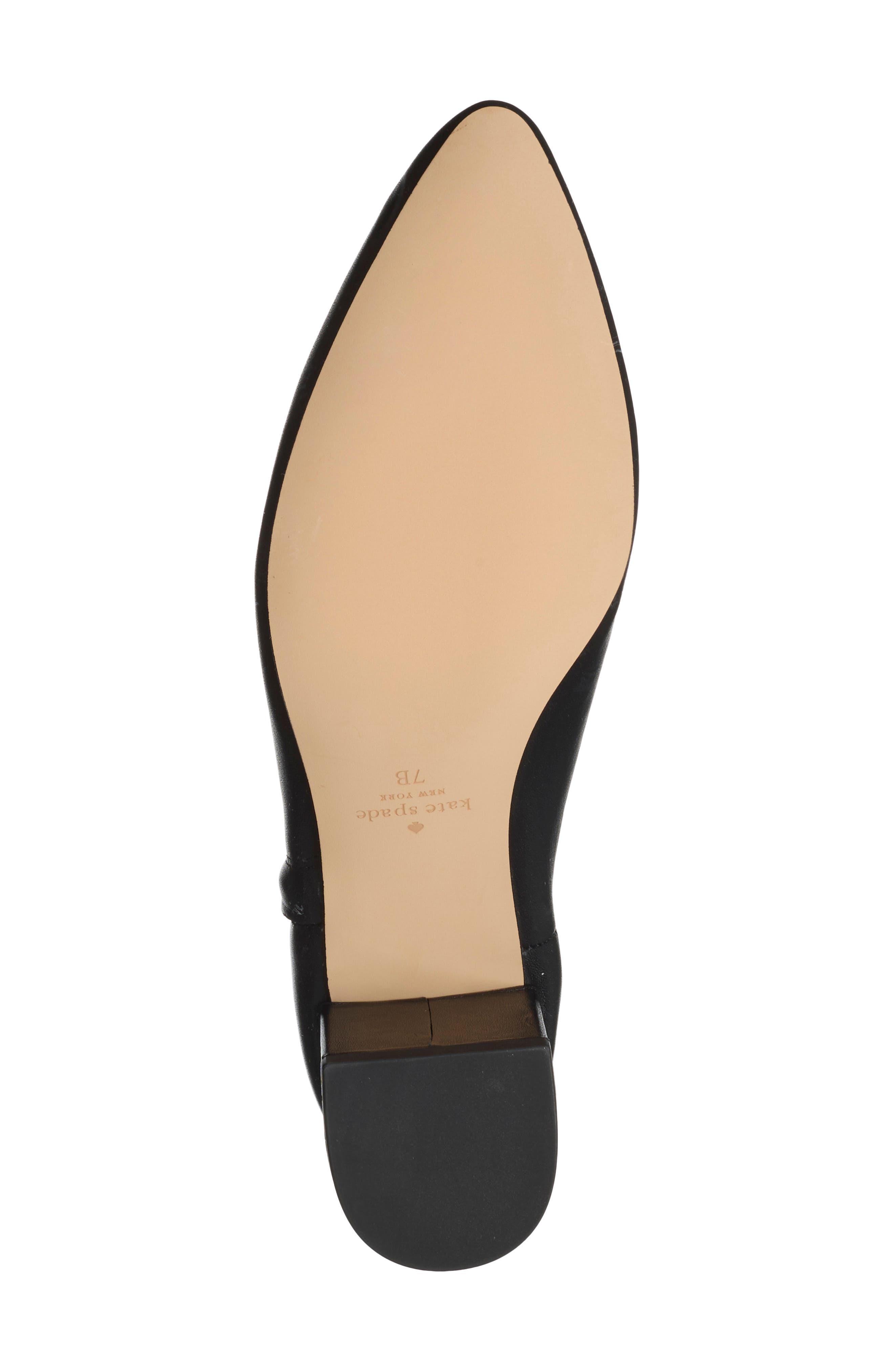 Abbelina Leather Ankle Bootie, Alternate, color, BLACK
