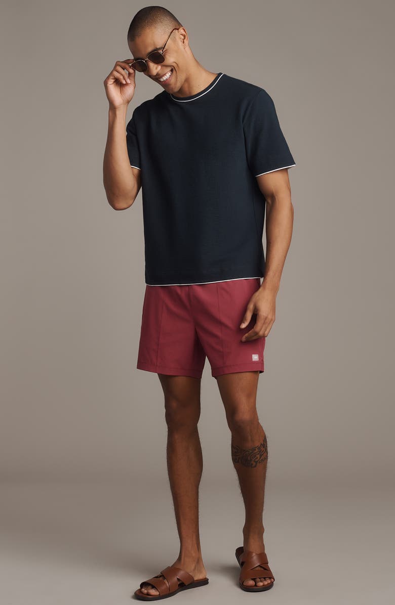 Rhone Seaside French Terry T-Shirt, Alternate, color, True Navy