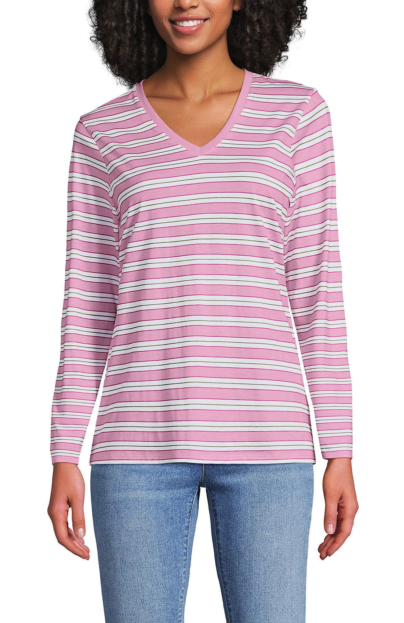 Seaside Pink Multi Stripe