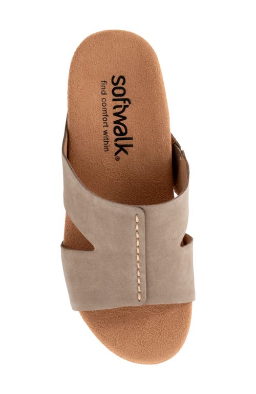 Softwalk ® Beverly Sandal In Taupe Nubuck