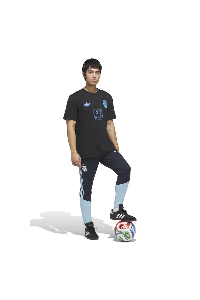 Men's adidas Lionel Messi Black Argentina National Team 2026 Away Jersey Hook Name & Number T-Shirt, Alternate, color, Black
