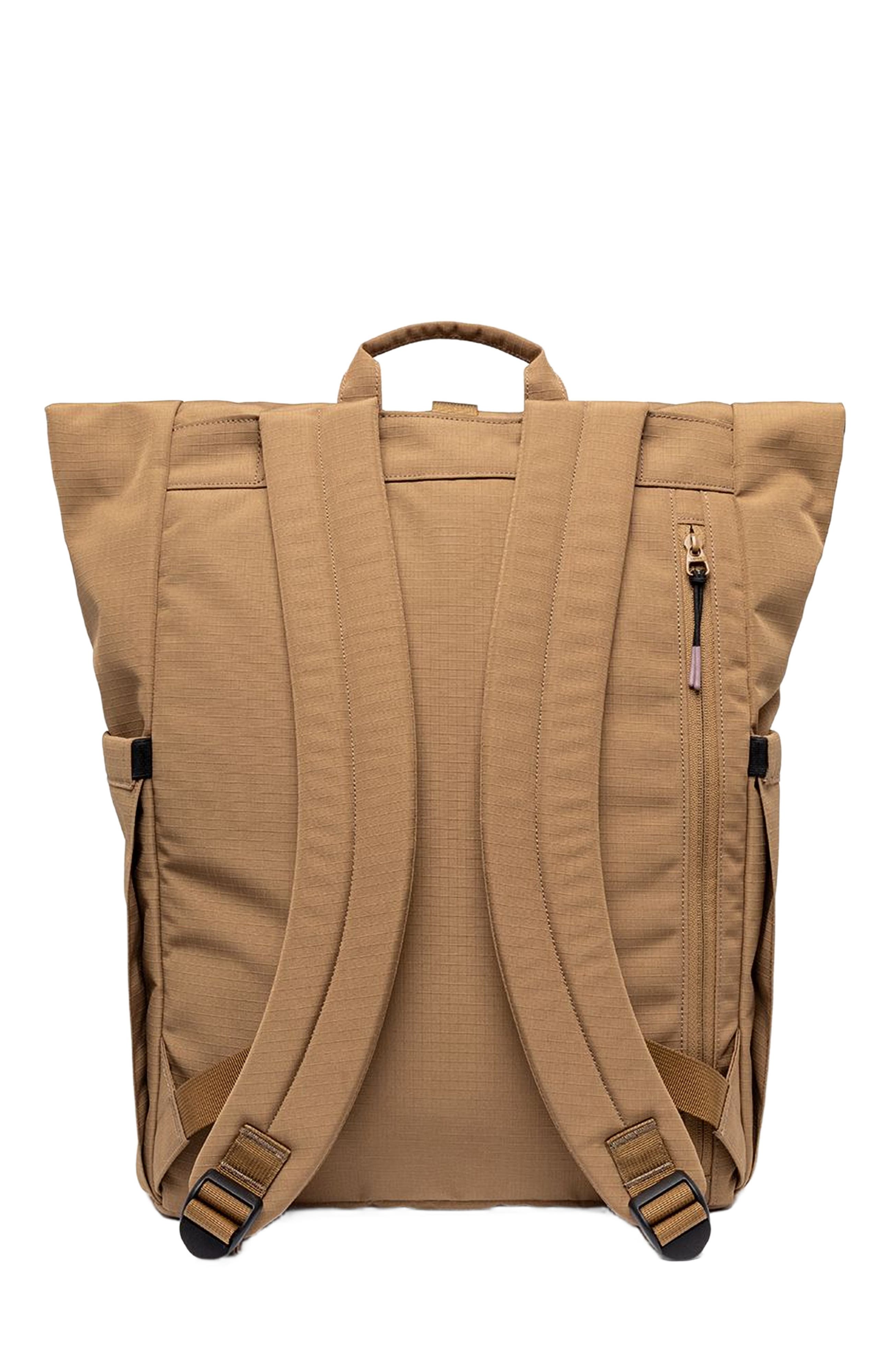 Lars Roll Backpack, Alternate, color, TOFFEE