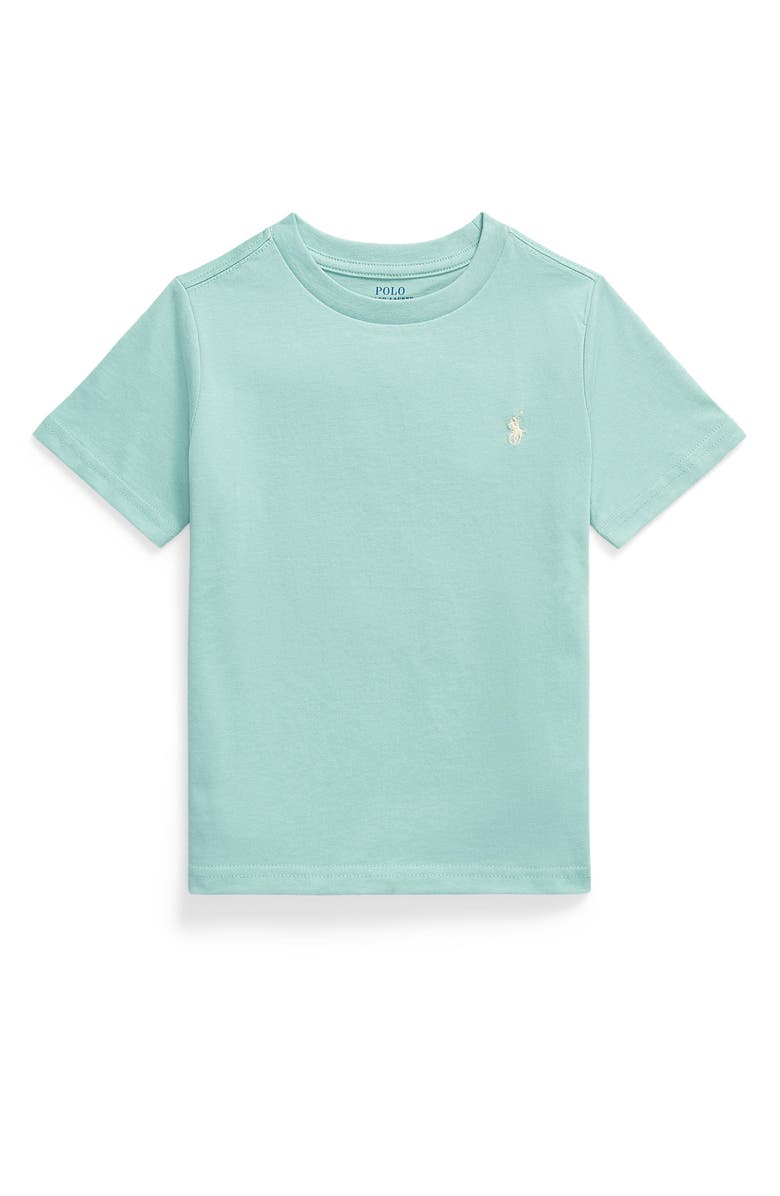 Polo Ralph Lauren Kids' Short Sleeve Cotton Jersey T-Shirt, Main, color, Celadon
