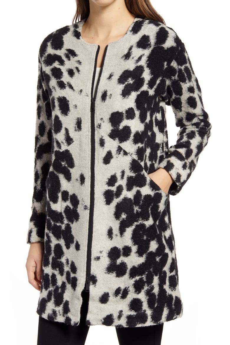 Spotted Leopard Print Jacket, Alternate, color, NEUTRAL MULTI