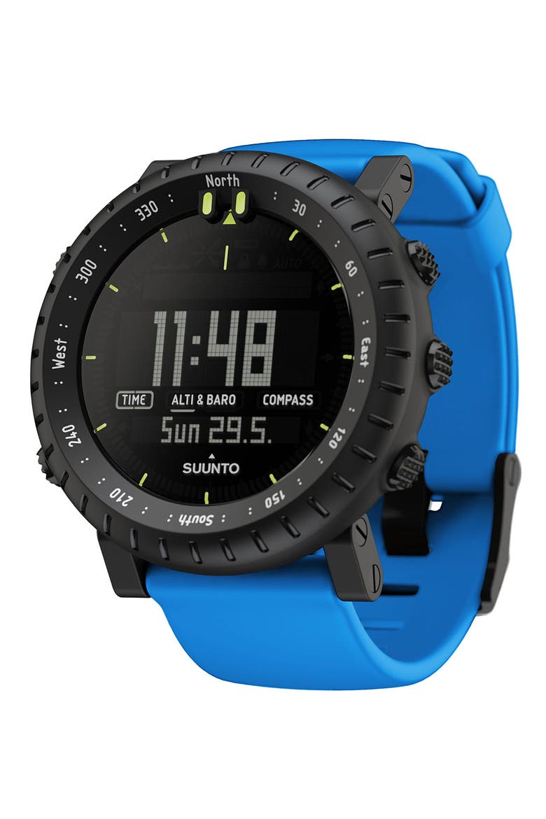 'Core Crush' Multifunction Watch, 50mm, Alternate, color, BLACK/ BLUE