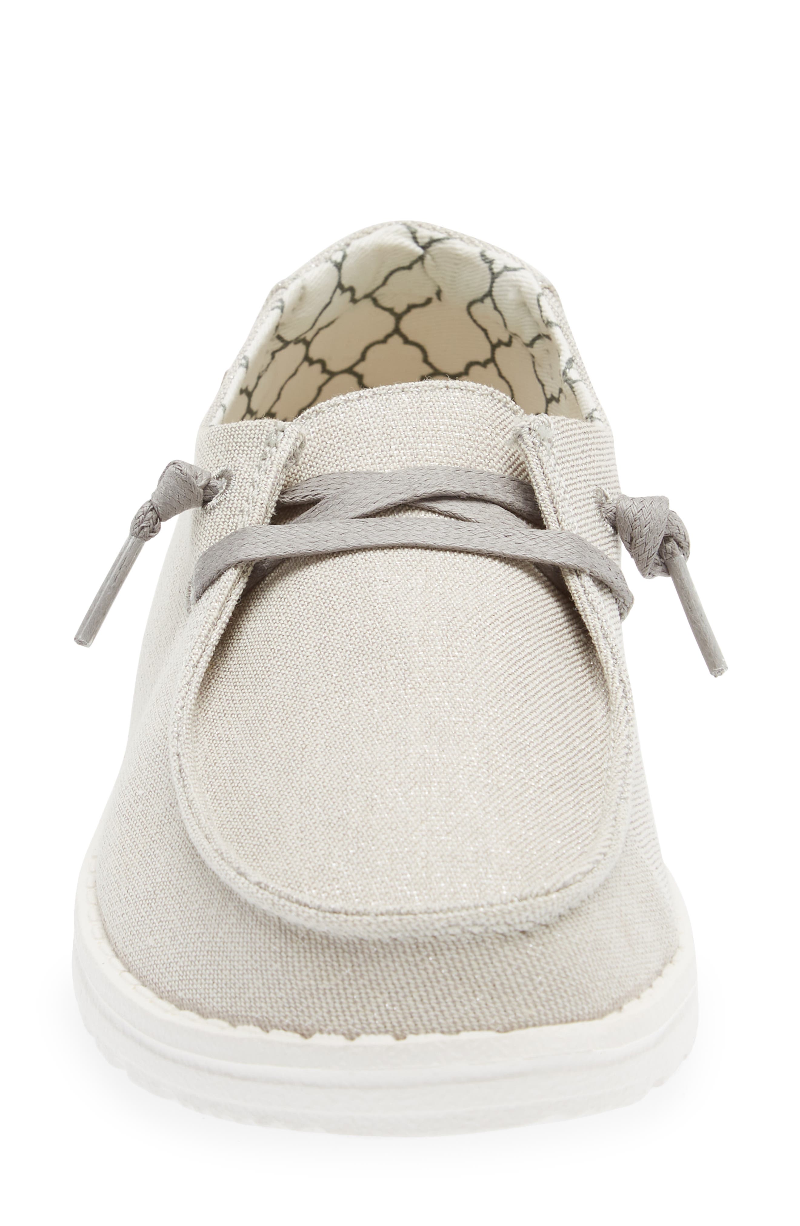 Hey Dude Wendy Sparkling Stretch Boat Shoe, Alternate, color, 