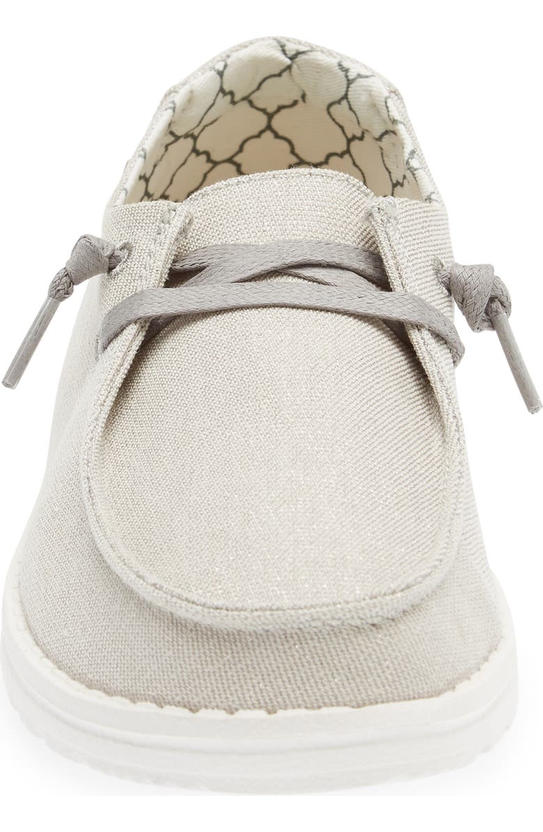 Hey Dude Wendy Sparkling Stretch Boat Shoe, Alternate, color,