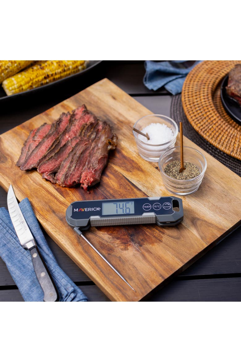 Temp & Time Thermocouple Instant Read Thermometer, Alternate, color, Grey