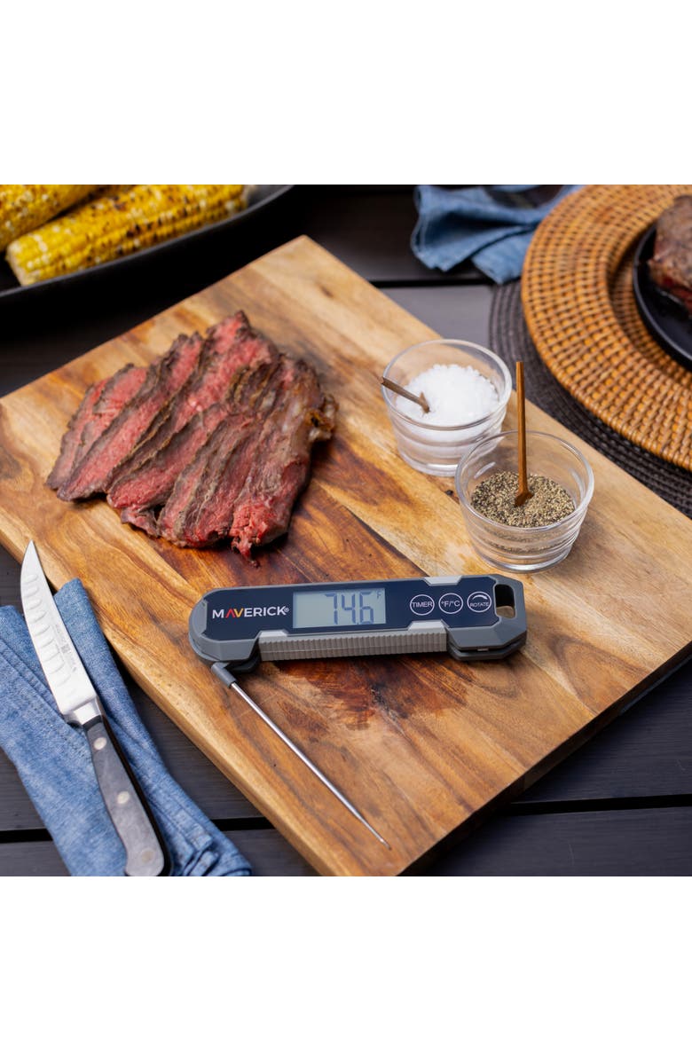 Maverick Temp & Time Thermocouple Instant Read Thermometer, Alternate, color, Grey