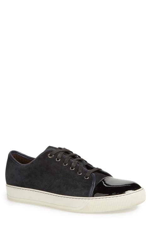 Dbb1 Suede And Patent Leather Sneakers