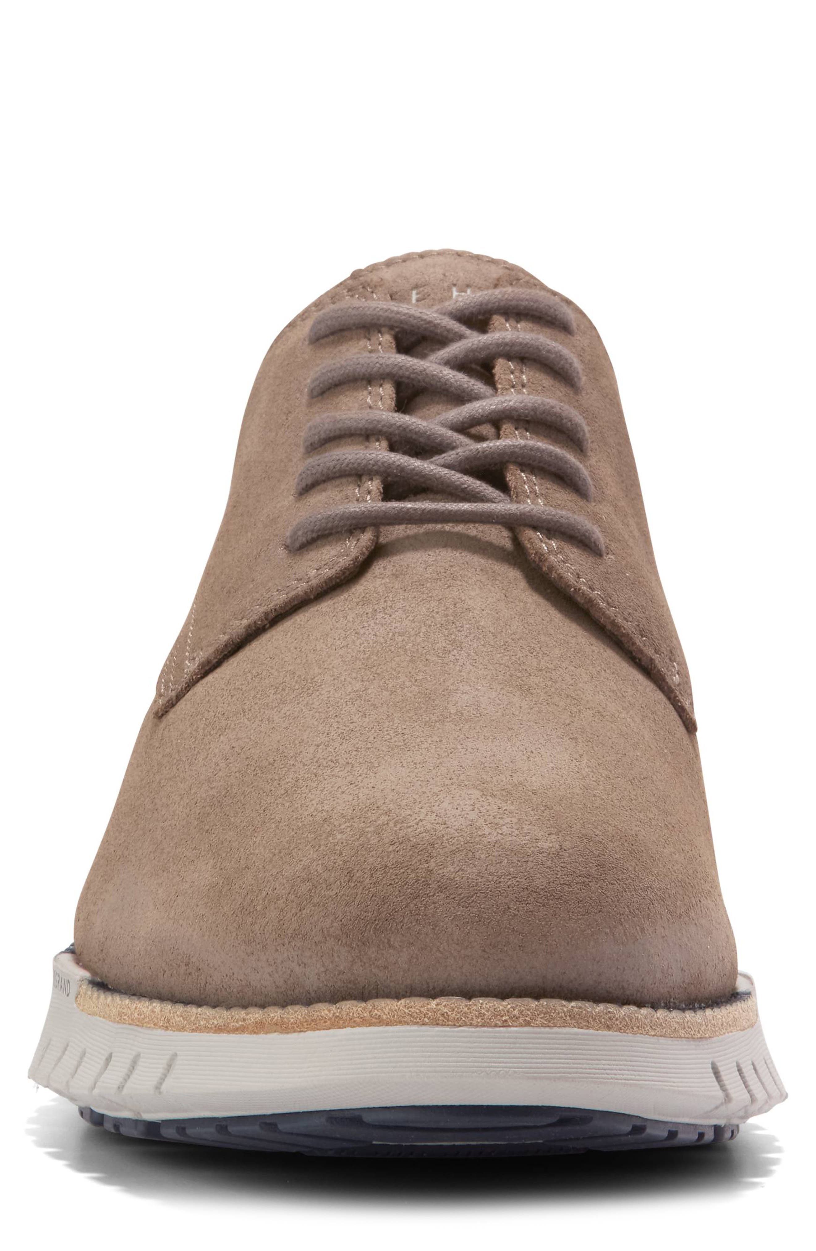 Cole Haan ZeroGrand Remastered Plain Toe Derby, Alternate, color, Lava Suede/ Drizzle